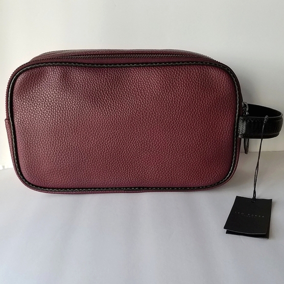 Ted Baker London Criss Faux Leather Toiletry Bag - Picture 9 of 11